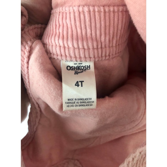 Vintage Pink Corduroy OshKosh B’Gosh Overalls 4T EUC - Picture 4 of 4